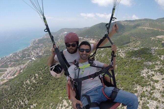 Alanya Tandem Paragliding Experience - At the 700-meter launch point