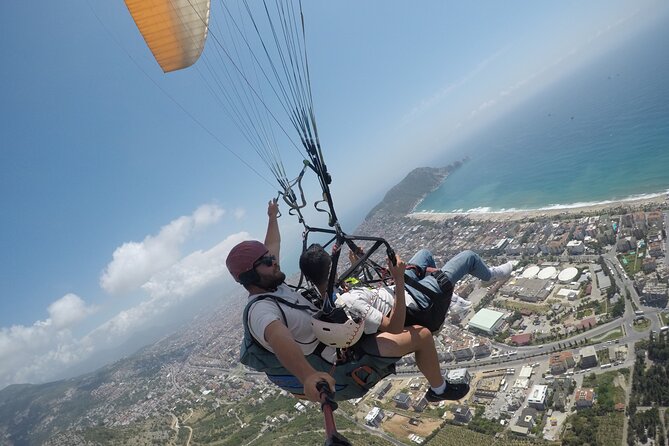 Alanya Tandem Paragliding Experience - The Cleopatra Beach landing