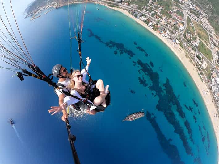 Alanya: Tandem Paragliding Flight to Cleopatra Beach - The first seconds feel fast, then the flight settles