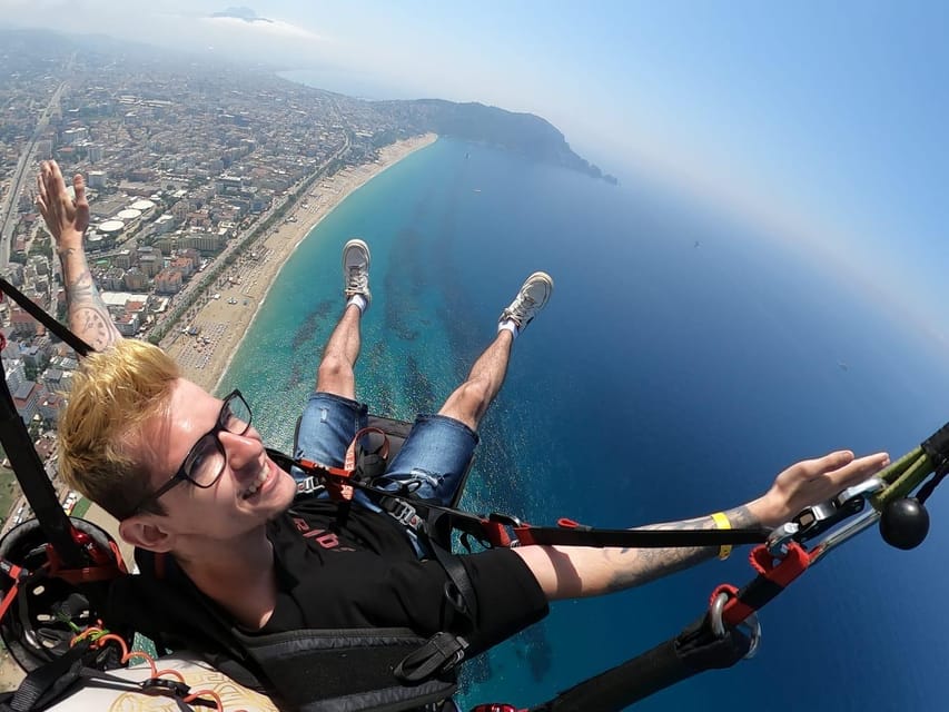 Alanya: Tandem Paragliding Flight to Cleopatra Beach - What the $32 price really buys