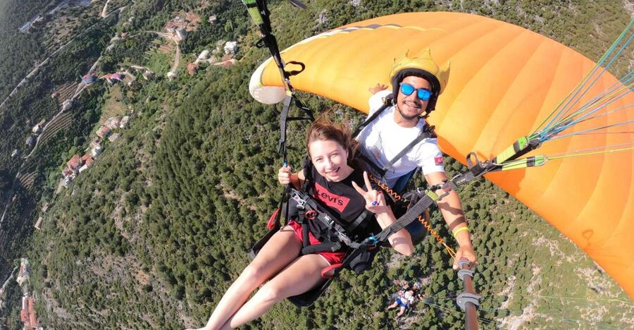 Alanya: Tandem Paragliding Over a Castle and the Sea - Taking off from Alanya’s 700-meter launch point