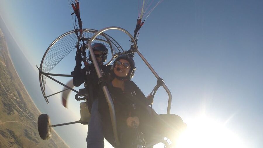 Albufeira: Paragliding and Paratrike Tandem Flights - Takeoff, flight time, and landing