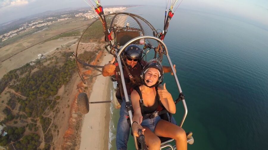 Albufeira: Sunset Paragliding Flight - Meeting the pilot near Rua do Pinhal
