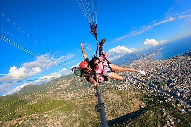 Antalya / Belek : Tandem Paragliding By Local Expert Pilots - A gentle landing on Cleopatra’s Beach