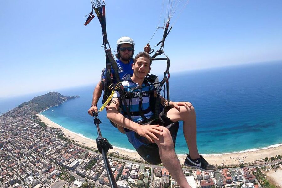 Antalya: Tandem Paragliding Experience with Transfer - The road to the launch point