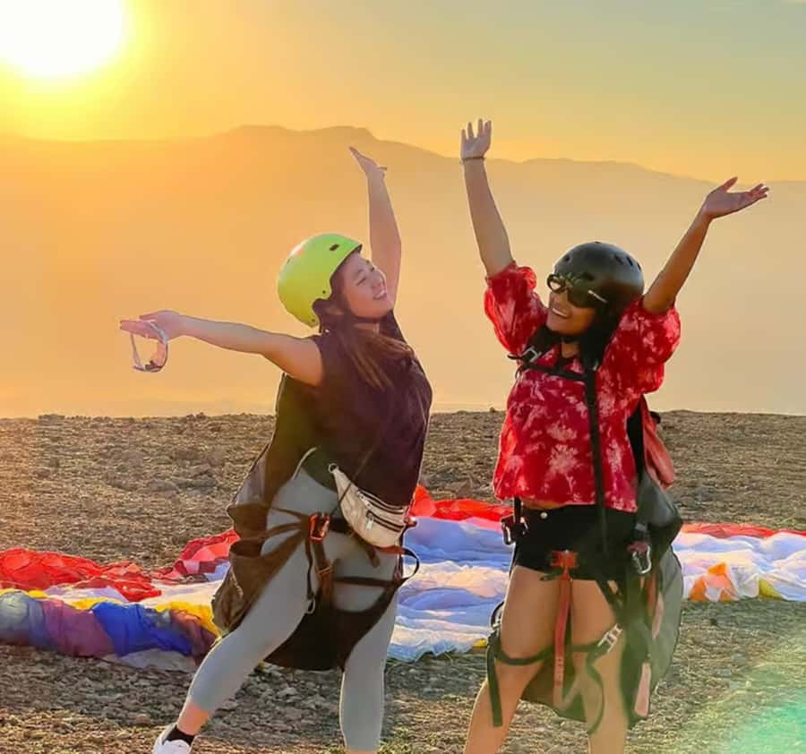 Atlas Paragliding & Agafay Desert Adventure from Marrakech - From mountain air to the rocky Agafay Desert