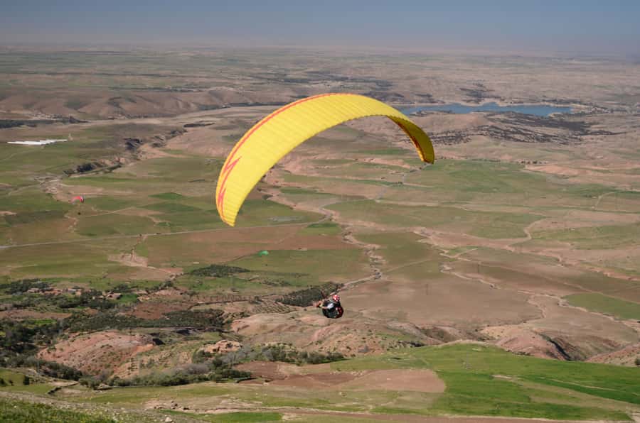 Atlas Paragliding & Agafay Desert Adventure from Marrakech - The morning drive from Marrakech into the Atlas foothills