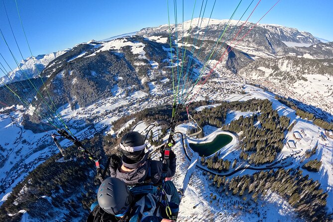 Baptism in Paragliding in La Clusaz - Meeting the pilot at Crêt du Merle