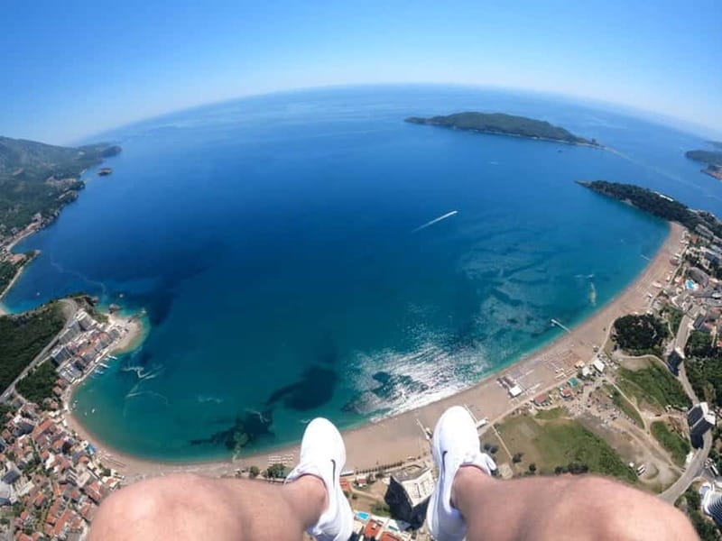 Becici Beach: Tandem Paragliding Flight in Budva Riviera - Key points about the flight