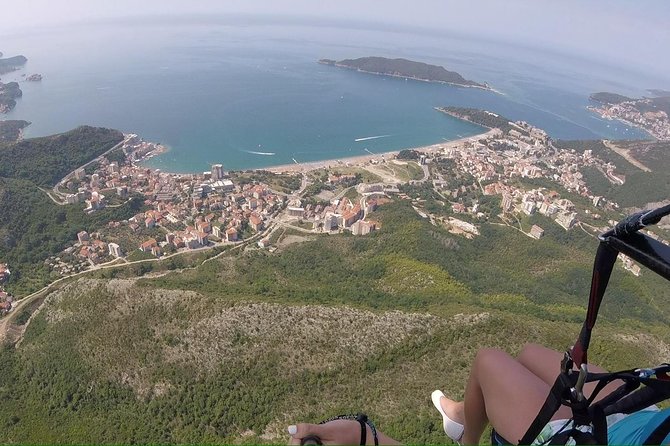Bečići Standard Paragliding Montenegro /All-inclusive - The flight above Bečići Beach