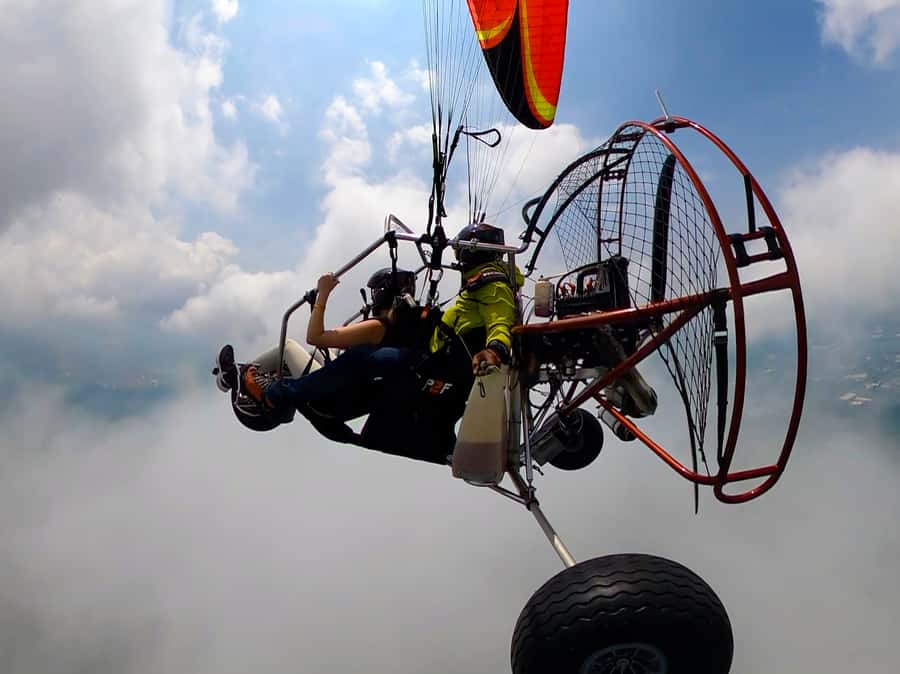Cali: Paratrike Flight - Paragliding - Starting at the Valley Adventours Office