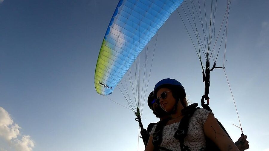 Caminito Del Rey Environment: Tandem paragliding flights - The optional flight video