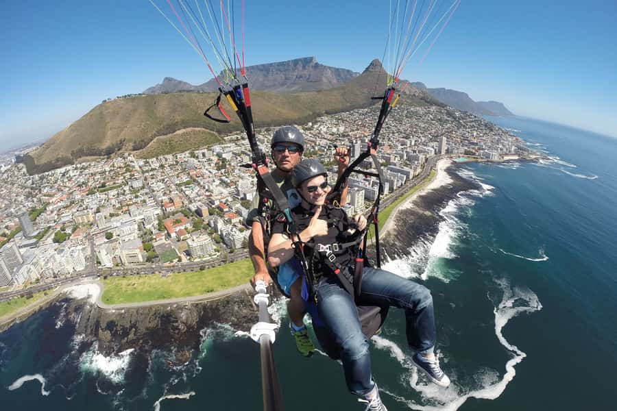Cape Town: Tandem Paragliding Adventure - Flying above Cape Town’s Atlantic coast