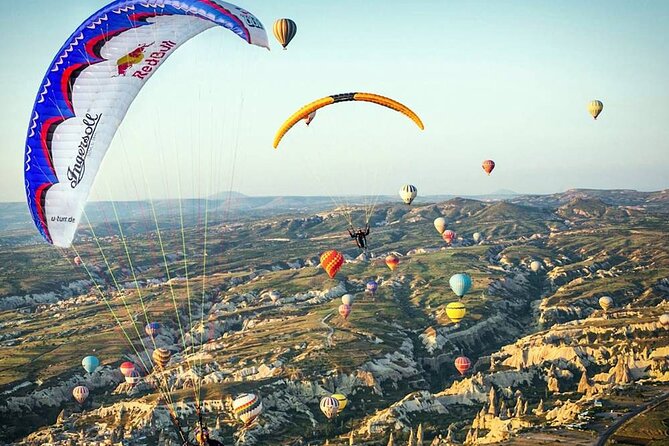 Cappadocia Paragliding Experience By Local Expert Pilots - The flight: exciting, but do not expect a fixed postcard view