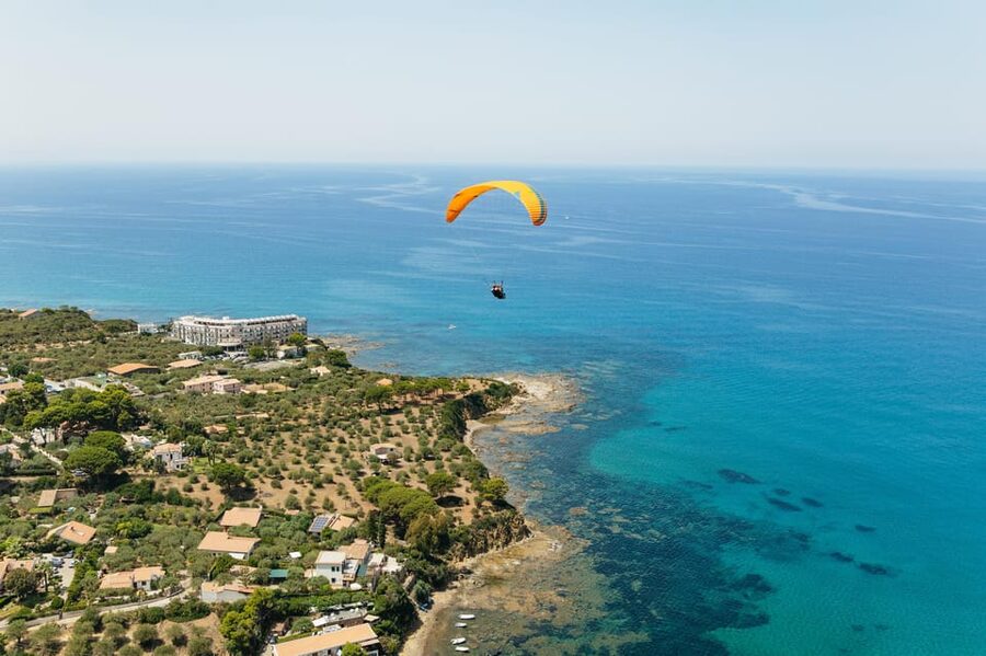 Cefalù: Tandem Paragliding Flight and GoPro13 Video - GoPro13 photos and video included