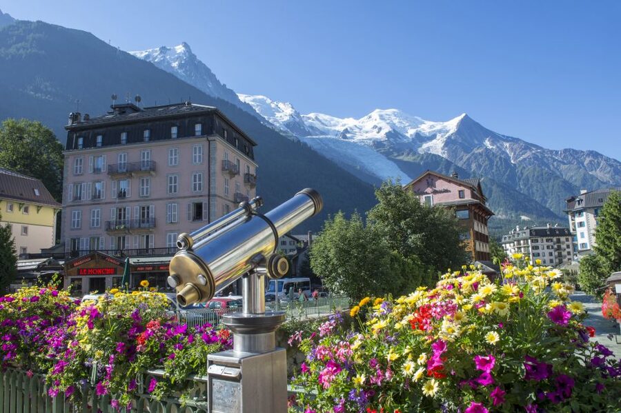 Chamonix and Paragliding Tour - Chamonix beneath Mont Blanc