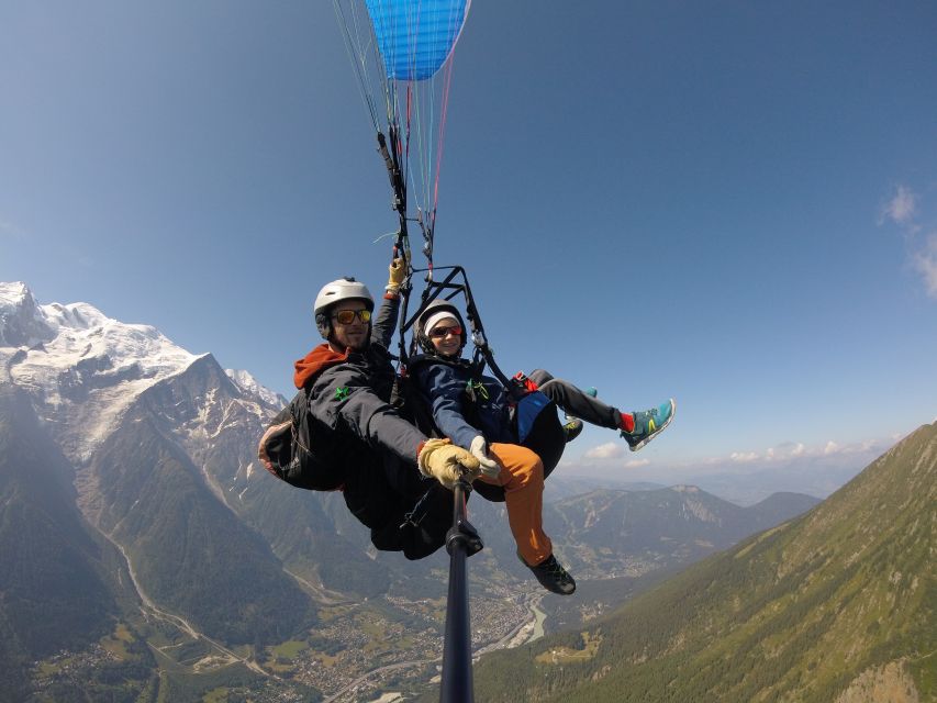 Chamonix: Tandem Paragliding Flight - The takeoff from Le Brévent