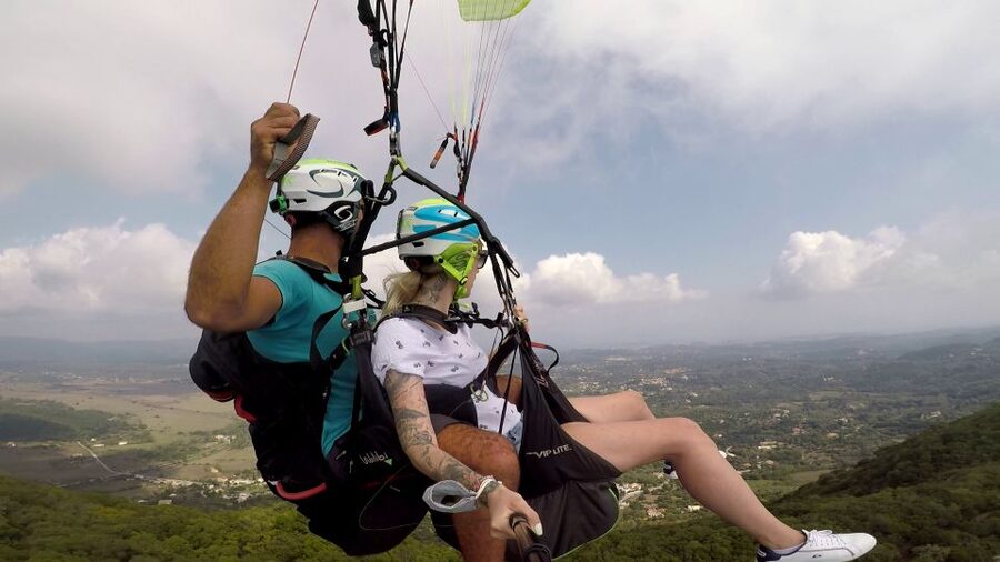 Corfu: Paragliding Tandem Flight Above Pelekas Town - What the Pelekas flight is really like