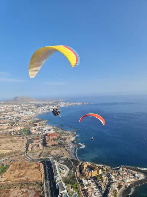 Costa Adeje, Paragliding with pick up service and 5 free photos! - What you see from 800 meters above Costa Adeje