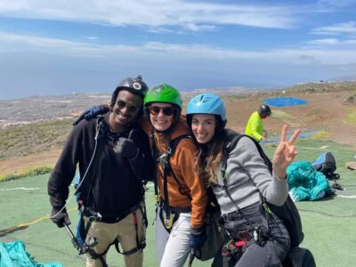 Tandem Paragliding Flight with Free Pickup
