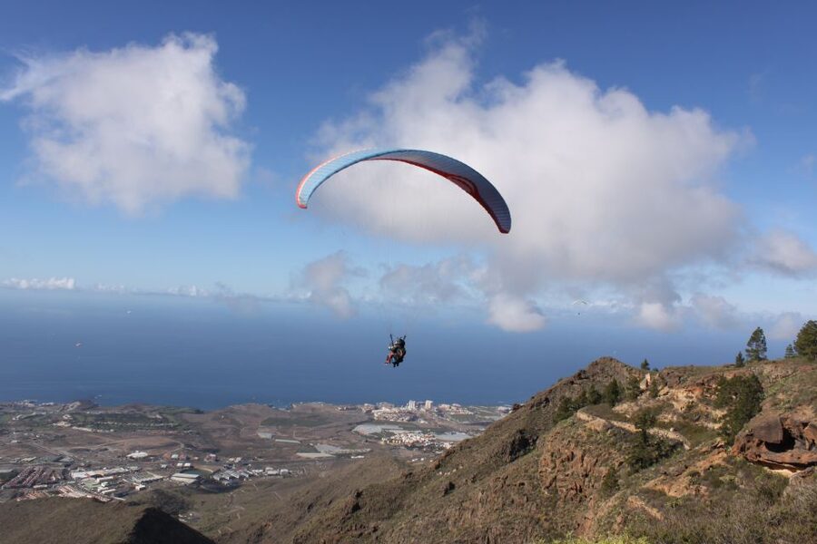 Costa Adeje: Tandem Paragliding Flight with Free Pickup - The landing depends on wind and safety