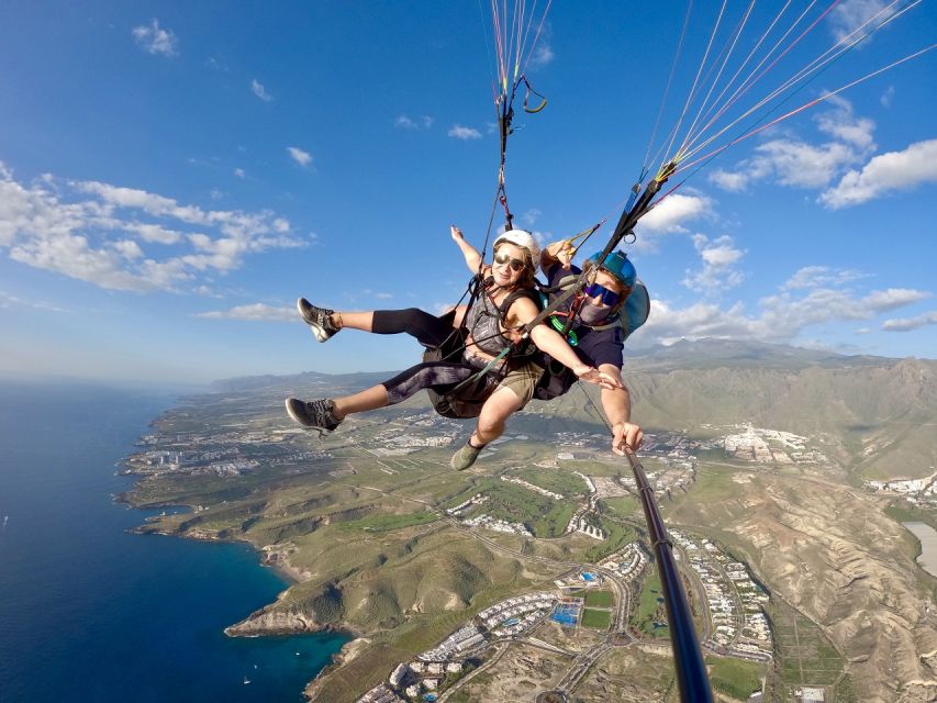 Costa Adeje: Tandem Paragliding Flight with Pickup - Photos, videos, and the extra cost