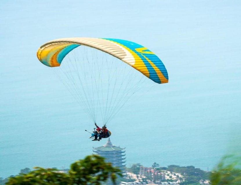 Da Nang: Monkey Mountain Paragliding Experience - The Son Tra launch point at 550 meters