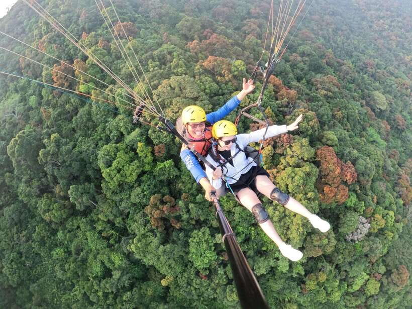 Da Nang Private paragliding experience on Monkey Mountain - The ride up Monkey Mountain