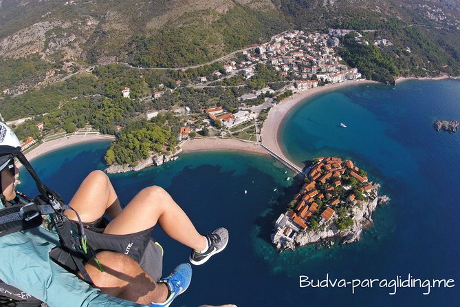 Exclusive Paragliding Montenegro - Bečići Beach and the meeting point
