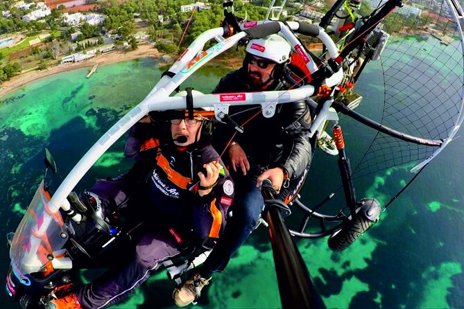 Flights by motor paragliding around Ibiza Island - What the one-person format means
