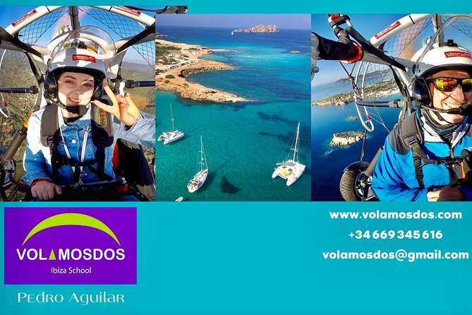 Flights by motor paragliding around Ibiza Island - Who will enjoy this most