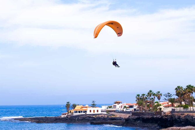 FlyTenerife Paragliding Flight - The flight itself, with sea and volcanic views