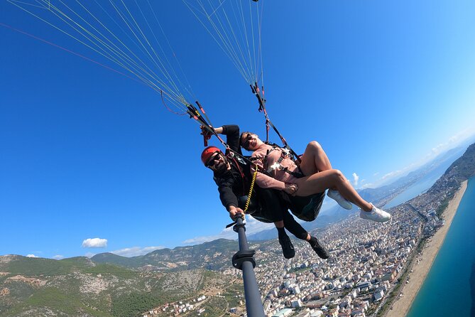 From Antalya Alanya Tandem Paragliding With Beach Visit - Landing on Cleopatra Beach