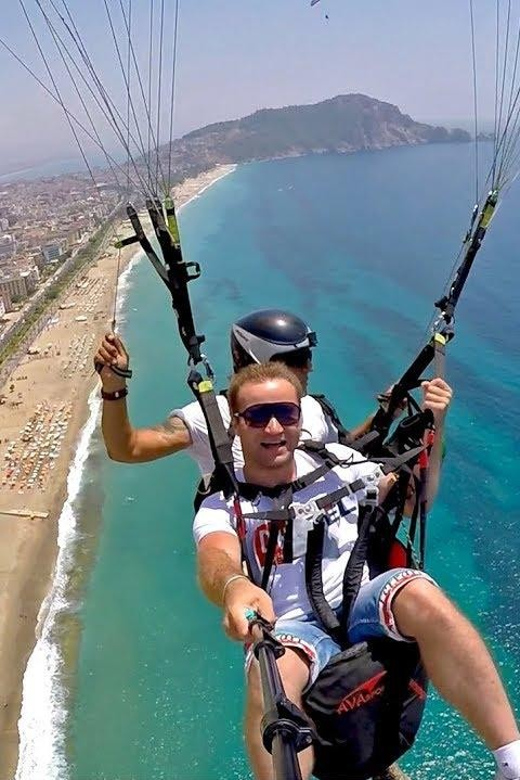 From Antalya, Belek, Side Alanya Paragliding Experience - The briefing before takeoff