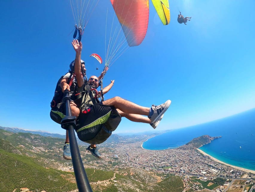 From Antalya, Belek, Side Alanya Paragliding Experience - Flying above Alanya and Cleopatra Beach