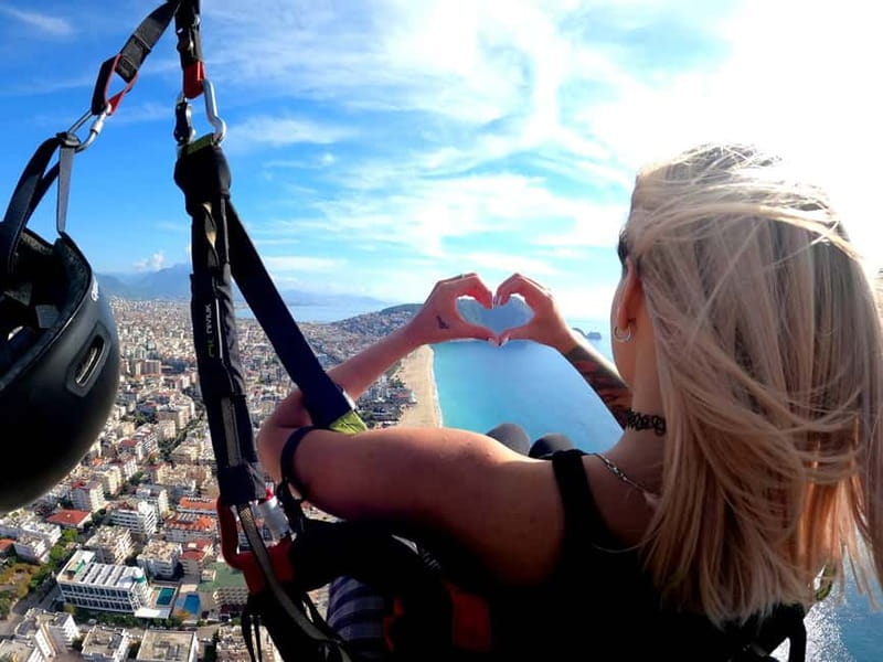 From Antalya: Paragliding Experience w/ Hotel Pickup - Cleopatra’s Beach Is a Landing, Not a Beach Day