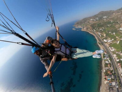 From Antalya Side Paragliding to Alanya with Cable Car Ride