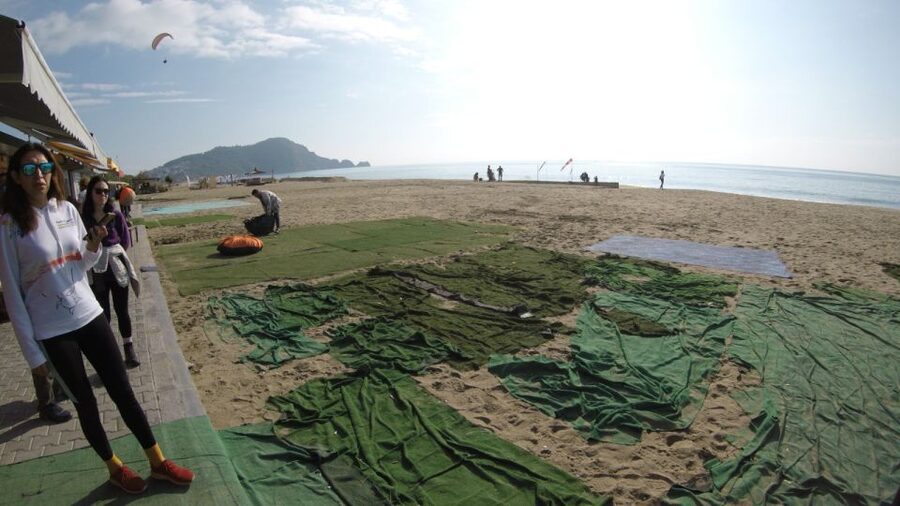 From city of Side Alanya Paragliding - From Side to Alanya: a long road for a short flight