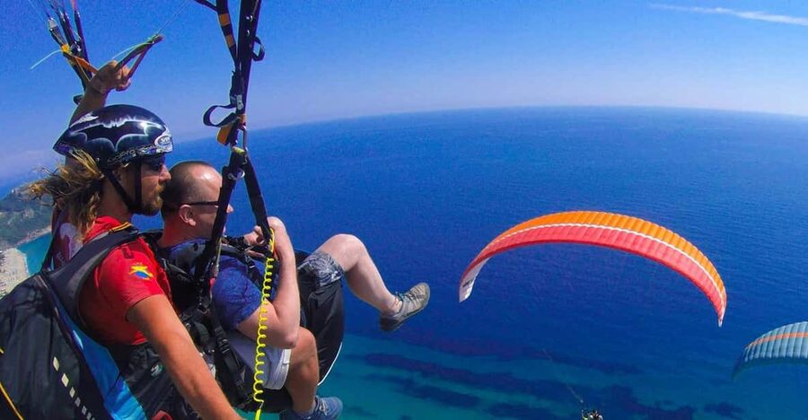 From City of Side: Alanya Tandem Paragliding w/ Beach Visit - From Side to Cleopatra’s Hill