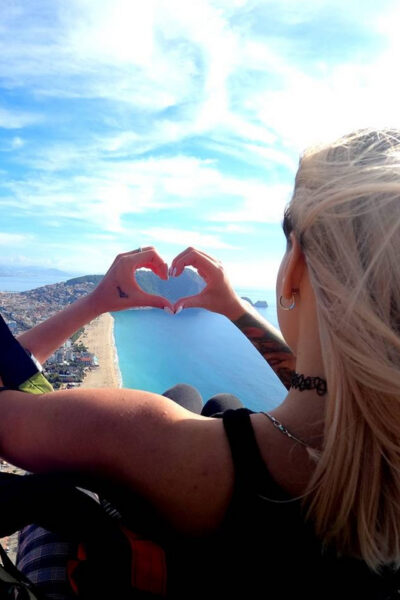From City of Side: Alanya Tandem Paragliding w/ Beach Visit