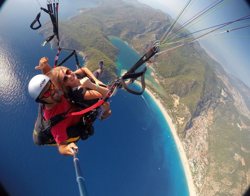 From Dalaman/Sarigerme: Fethiye Tandem Paragliding - The Takeoff: A Short Run Into Open Air