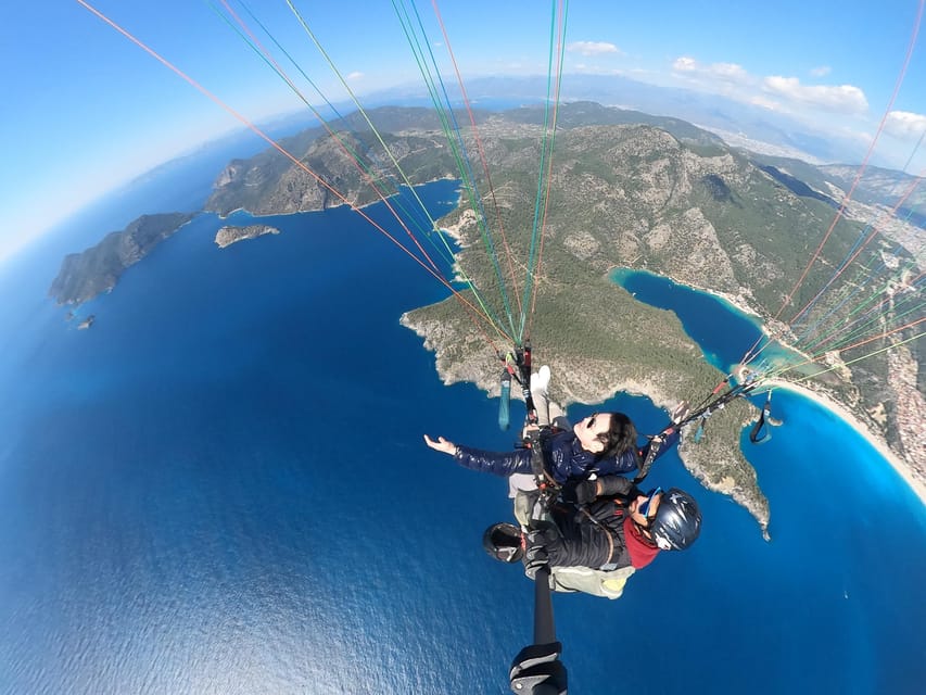 From Fethiye: Oludeniz Paragliding Trip with Transfer - The views over Ölüdeniz and the coast
