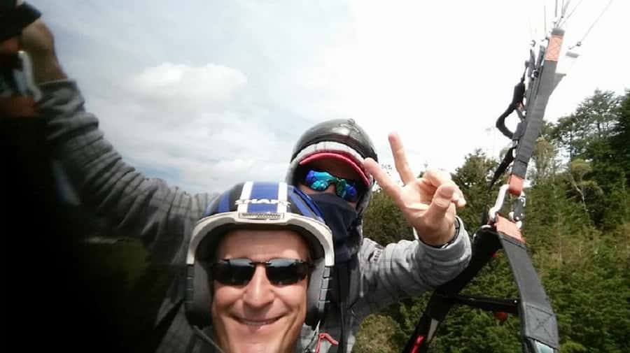 From Medellin: Andes Paragliding Expereince - The safety briefing before takeoff
