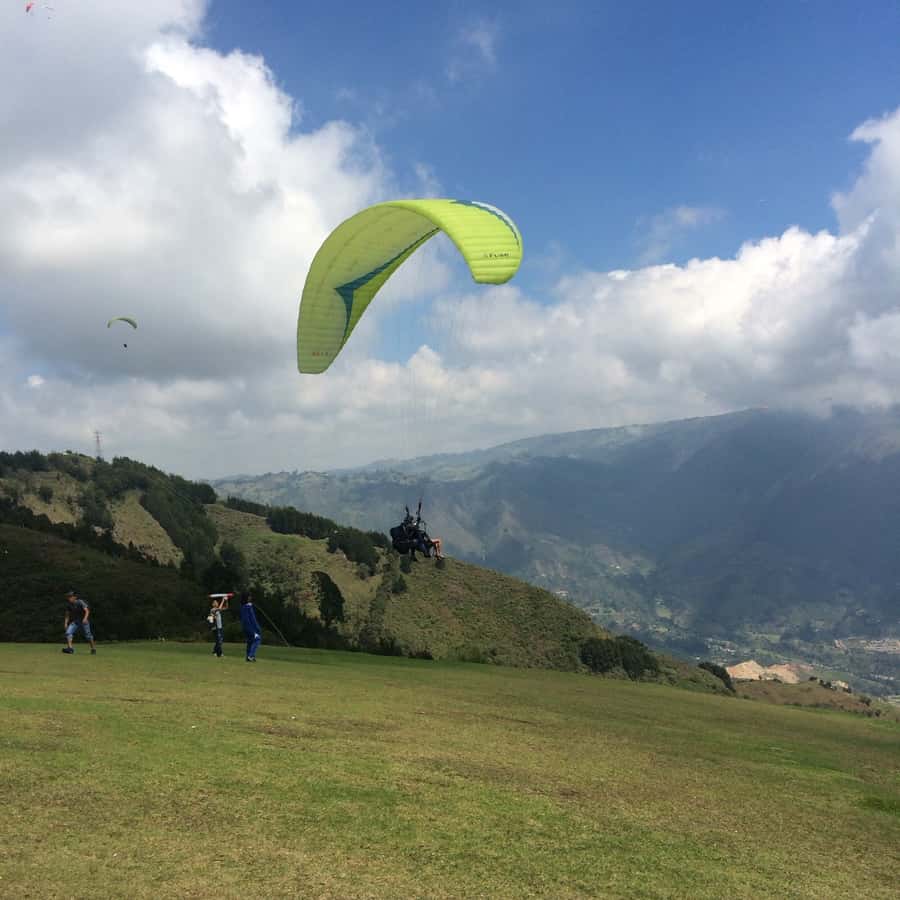 From Medellin: Andes Paragliding Expereince - San Félix: where rural Medellin takes over