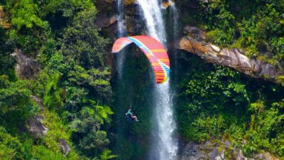 ATV and Waterfall Paragliding Tour