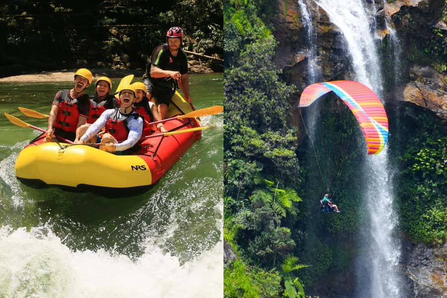 From Medellín: Paragliding and Rafting Combo Tour - The 25-minute paragliding flight