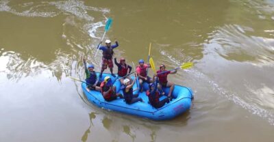 Paragliding and Rafting Combo Tour