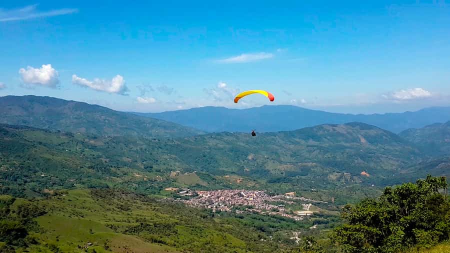 From Medellin: Private Paragliding Tour Over Waterfalls - Leaving Medellín for Cocorná