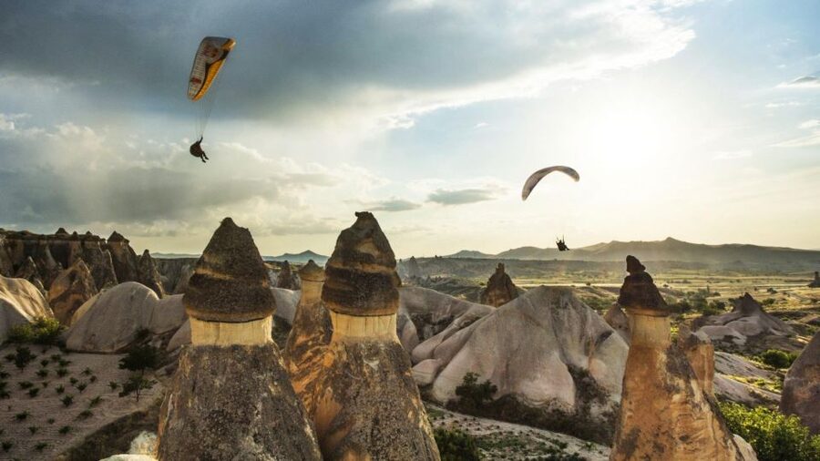 From Urgüp/Göreme: Cappadocia Tandem Paragliding & Transfer - The briefing makes this suitable for first-timers