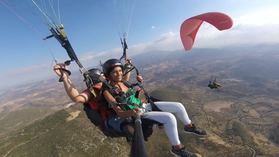 From Urgüp/Göreme: Cappadocia Tandem Paragliding & Transfer - Takeoff, flying, and landing
